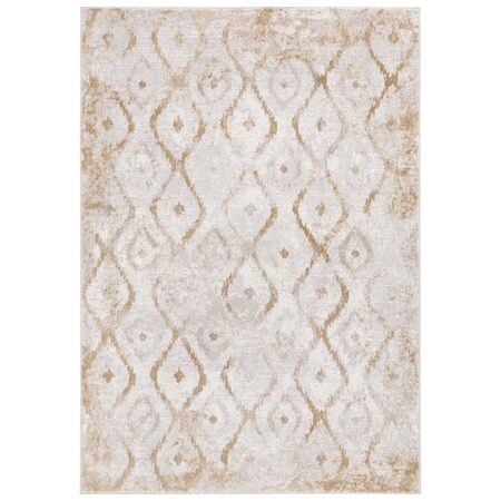 Safavieh 4 x 6 ft. Meadow 500 Contemporary Rectangle Area Rug Ivory & Gold MDW527A-4